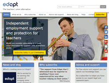 Tablet Screenshot of edapt.org.uk
